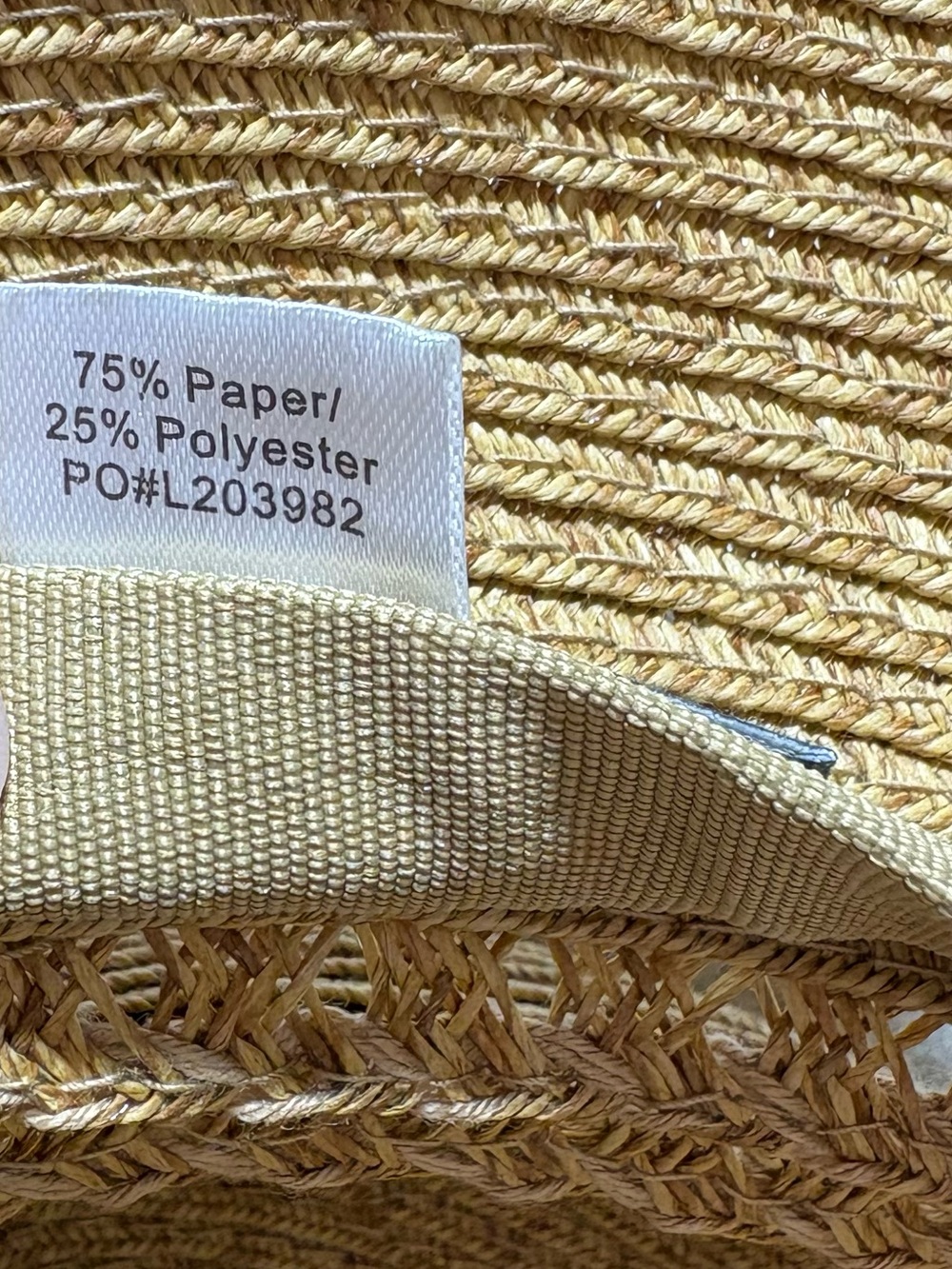 Straw Bucket Sun Hat - San Diego Hat Co.
Adjustable Hat Color:
Toast. - Picture 8 of 13